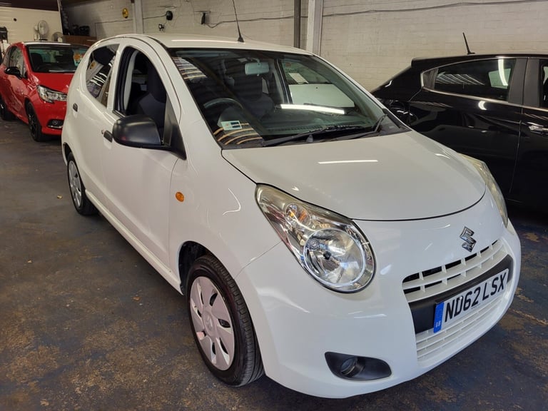 WHITE SUZUKI ALTO 1.0 SZ ONLY 55000 MILES CHEAP TAX CHEAP INS 2 KEYS 2013 62 REG