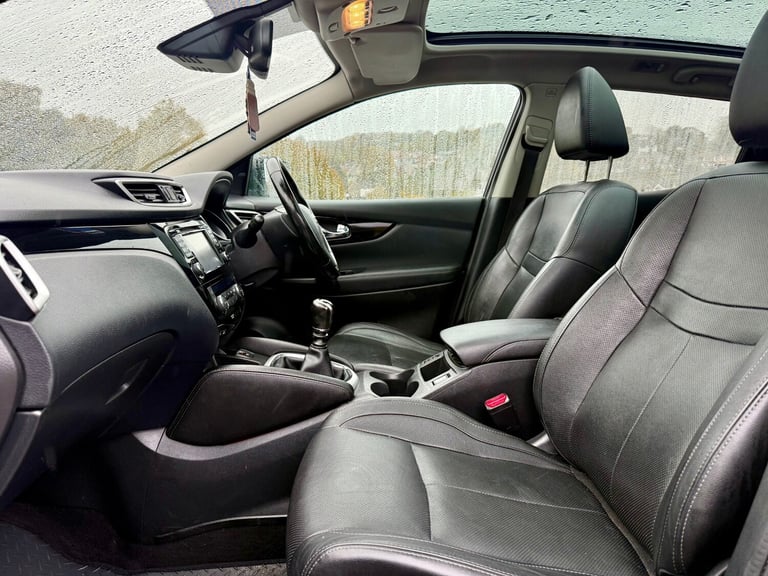 2016 NISSAN QASHQAI 1.5 DCI TEKNA 5DR BLACK PAN-ROOF HEATED LEATHER DIESEL