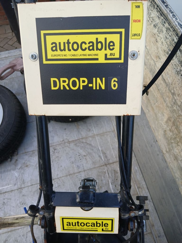 image for Auto cable drop in 6 six robotic lawnmower cable layer grass machine