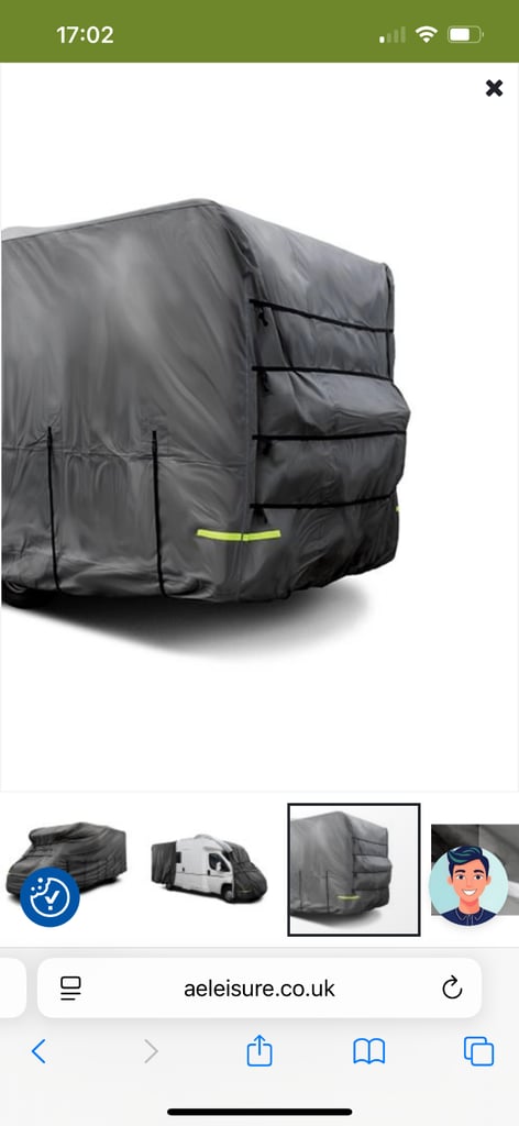 UNUSED Maypole campervan/motorhome cover