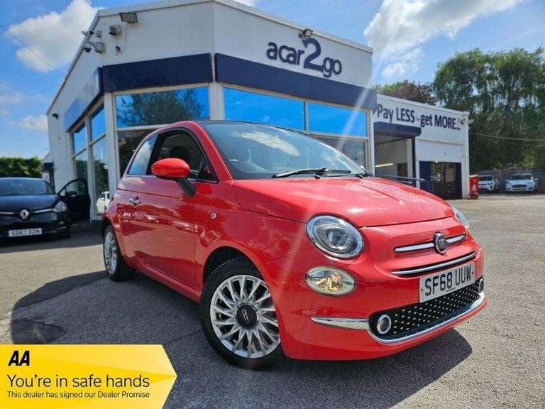 2018 Fiat 500 1.2 Lounge Hatchback 3dr Petrol Manual Euro 6 (s/s) (69 bhp) Hatch
