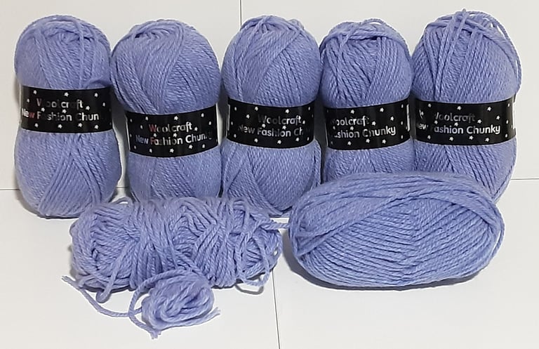 Wool DK and Chunky 4ply Aran mixed colours from £2 a 100g ball.