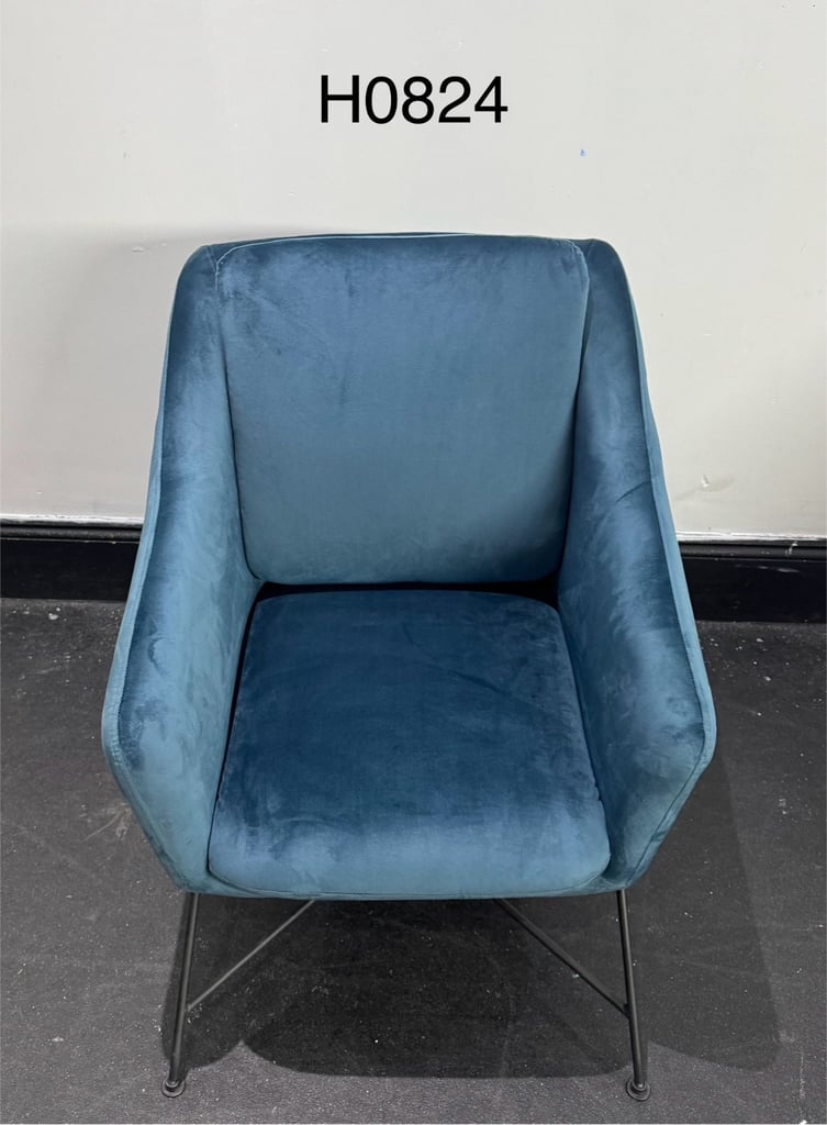 Marjorie Midnight Coloured Lounge Chair  New  £95 Free Local Delivery