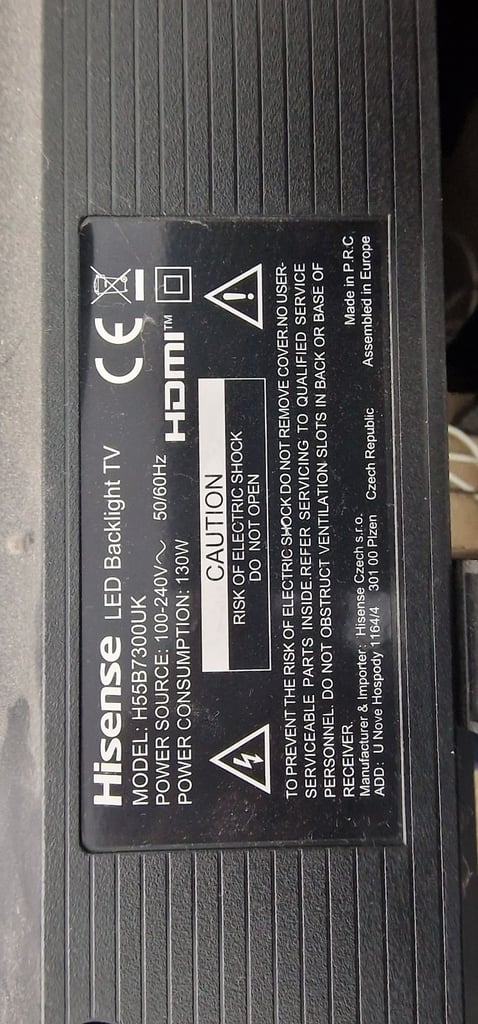 Hisense 55" 4k smart tv _ can deliver