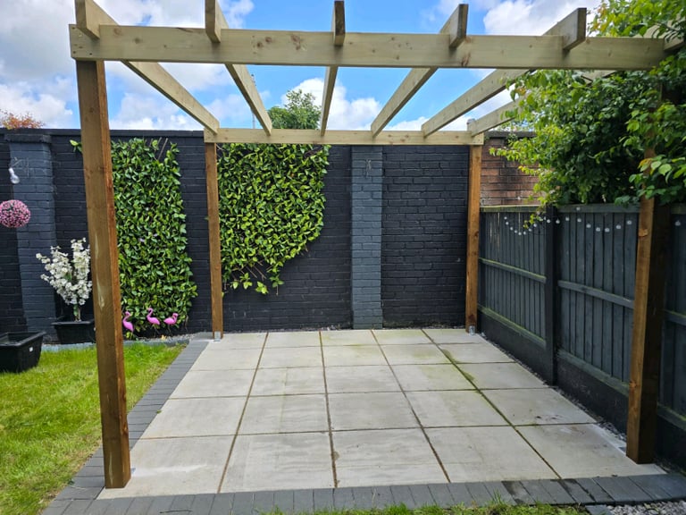 4M X 3M PERGOLA ASSEMBLED FREE LOCAL DELIVERY ST HELENS 