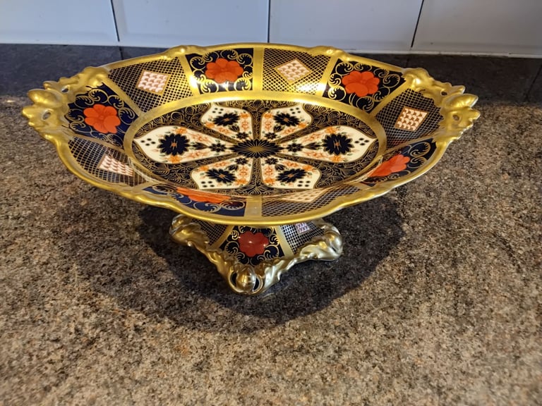 ROYAL CROWN DERBY SGB OVAL COMPORT 1st QUALITY 
