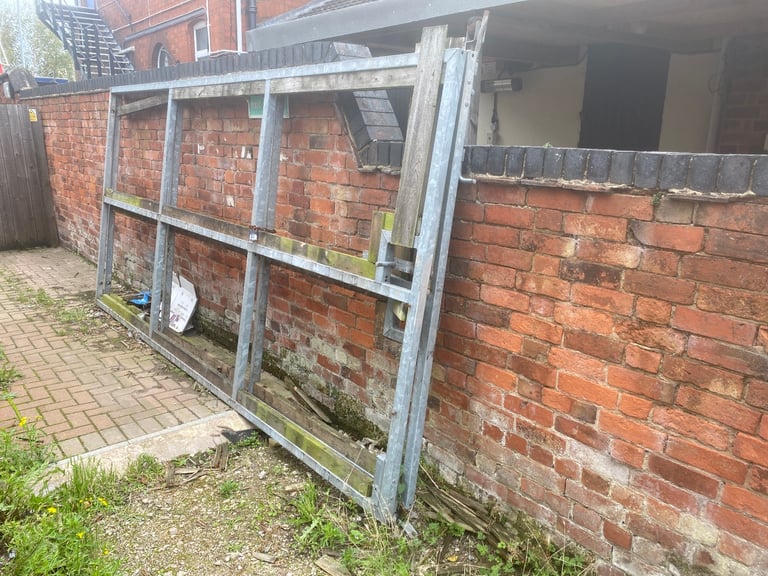Pair of Metal gates - not boarded 