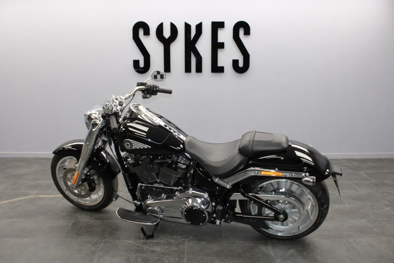 2025 Harley-Davidson FLFBS Softail Fat Boy 117 in Vivid Black   