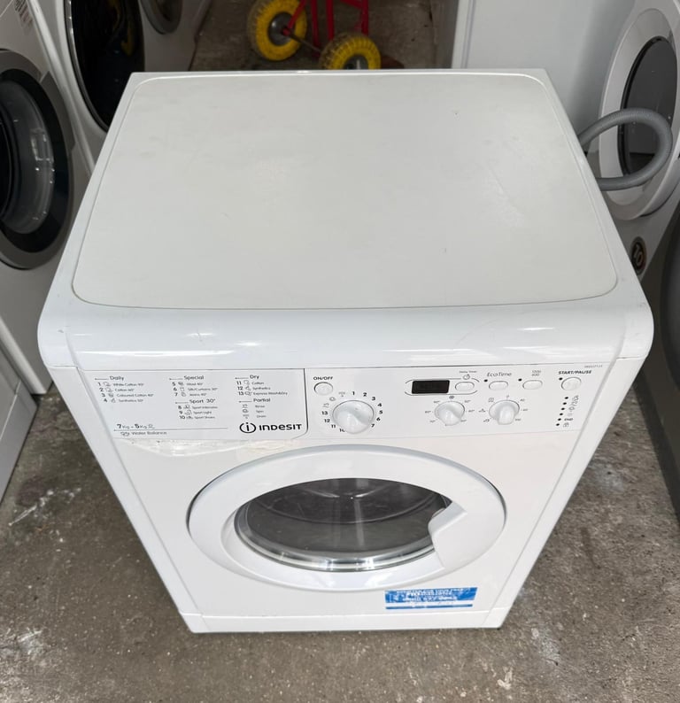 Indesit Digital 7kg Washer Dryer With Free Delivery N Warranty 