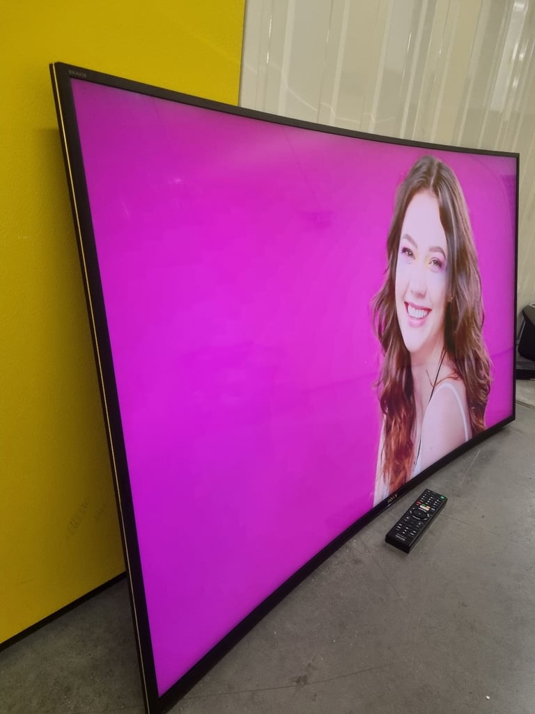 55" Sony Bravia Curve 4k Smart Ultra Uhd Led WiFi TV with REMOTE,YOUTUBE,NETFLIX £239
