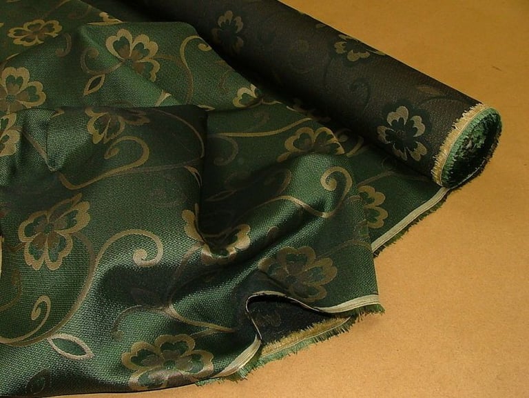 image for  JACQUARD FABRIC £4 A METRE MANY COLOURS