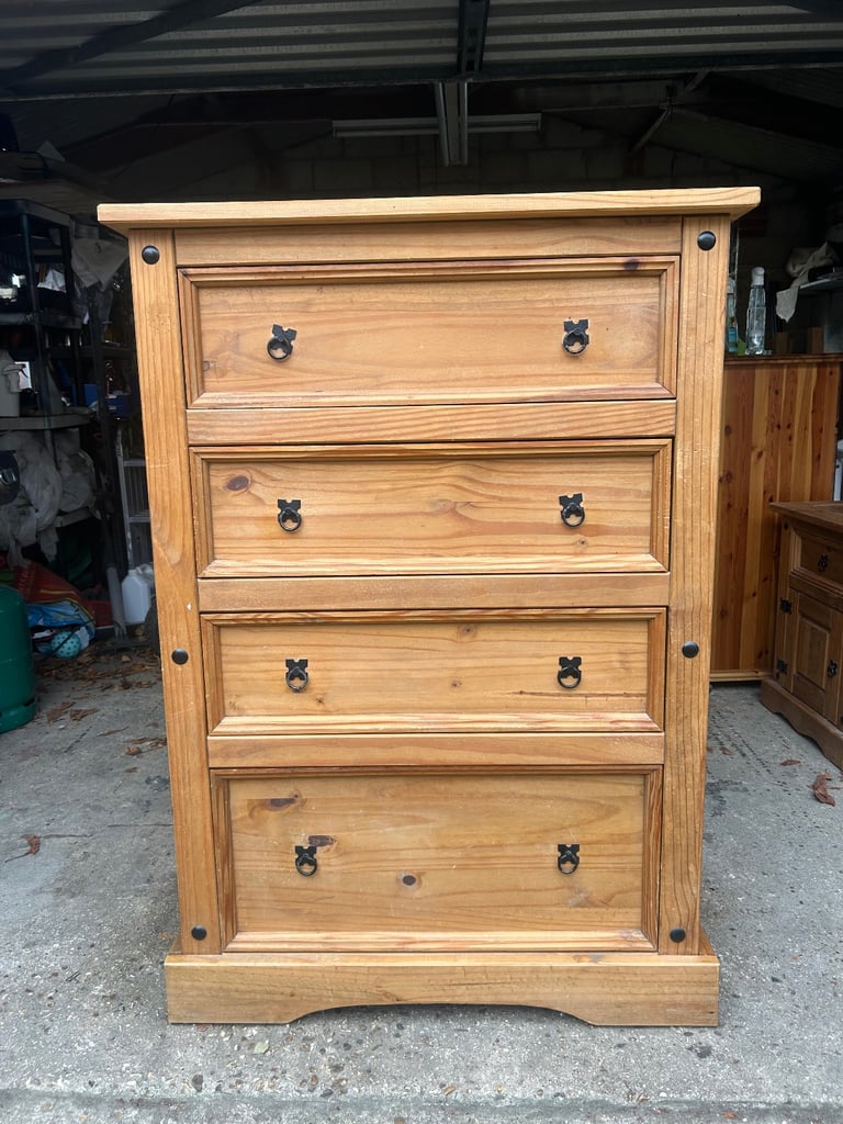 image for Corona solid pine large chest of drawers. Possible delivery 