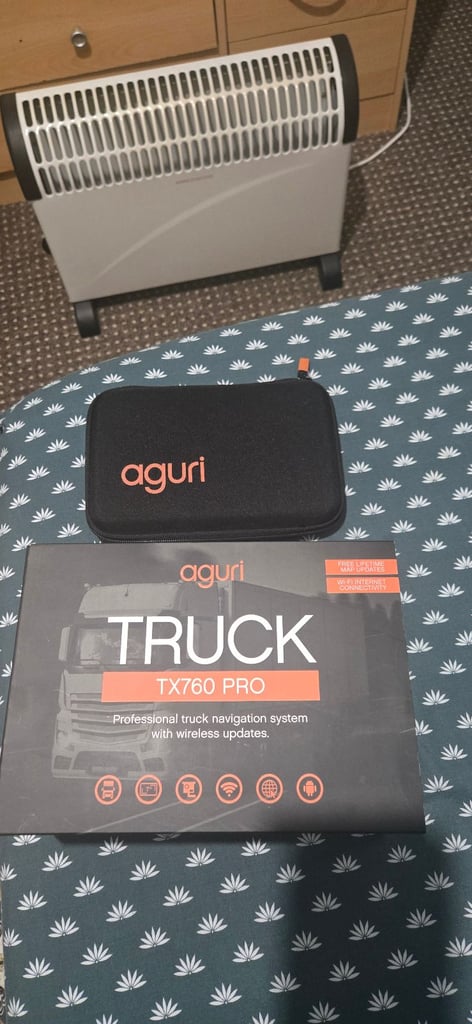 TRUCK SAT NAV / AGURI TXT760 PRO / MAPS UK AND EUROPE  7" LAST GENERATION 
