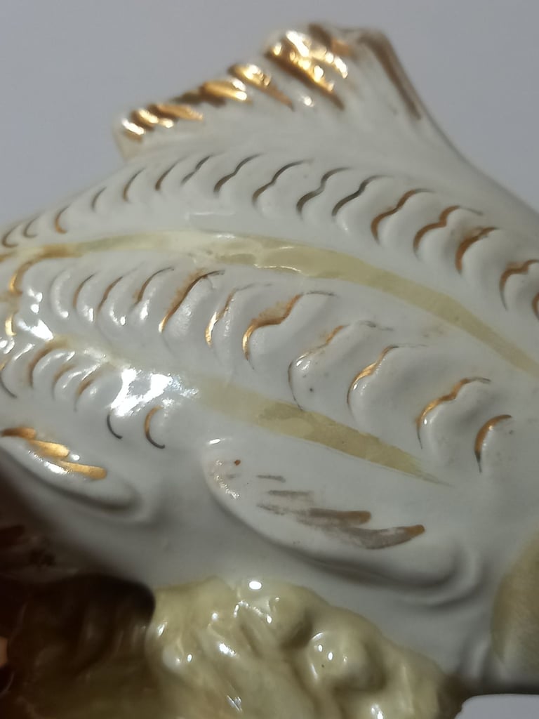 Vintage ussr soviet carp figurine 