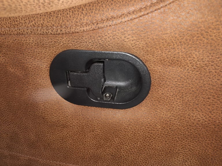 Soft leather 2 seater recliner sofa 