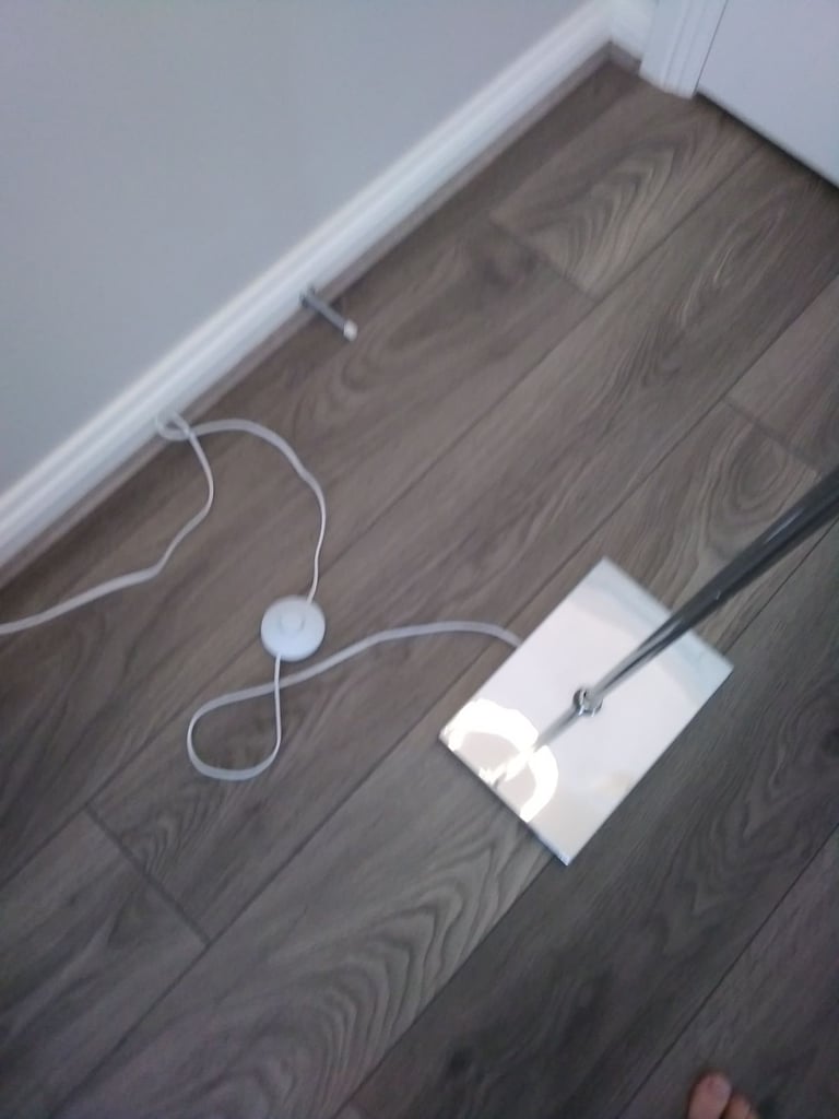 John Lewis Chrome 'Tom' Standard Lamp. Current Stock in JL