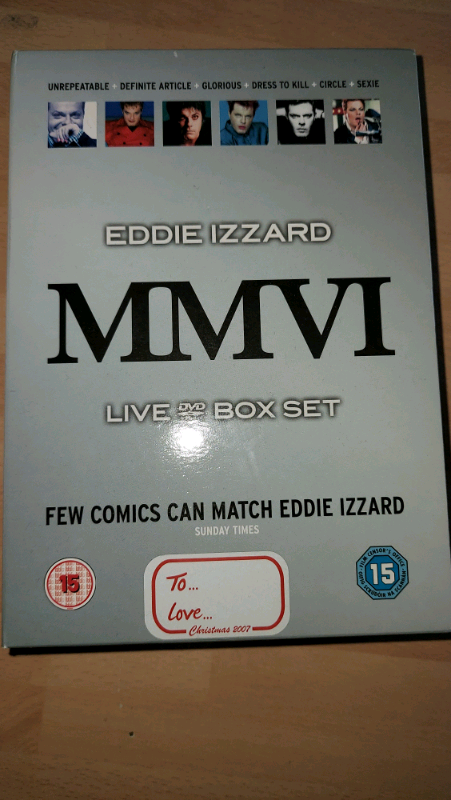 Eddie Izzard DVD box set | in Northampton, Northamptonshire | Gumtree