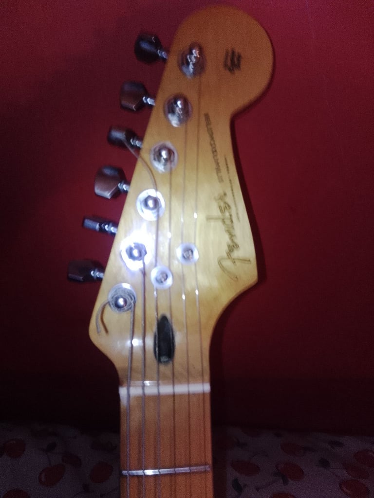 Fender stratocaster refit from an pre fitted body 