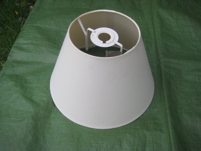 image for Off-White Ceiling OR Table Light Shade for £3.00
