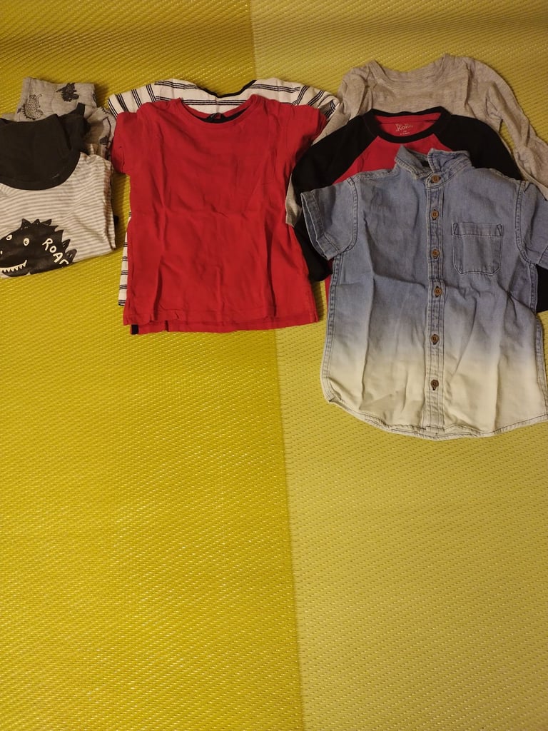 Baby and boys clothes.