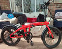 E-GO MAX FOLDING ELECTRIC BIKE, 20 inch wheels, disc brakes, rack, 22 miles only, AS NEW cost £1500!
