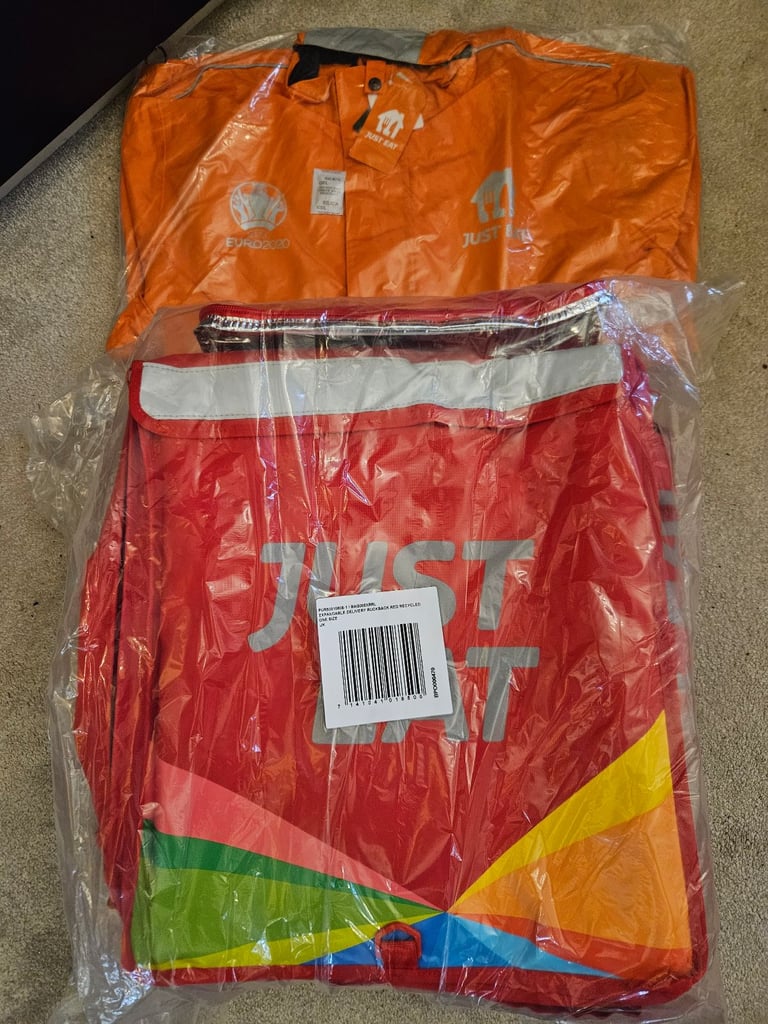 image for Just Eat bag and jacket