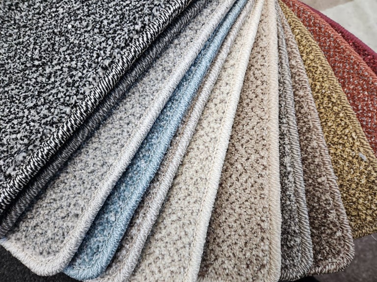 Carpet, laminate flooring, vinyl.