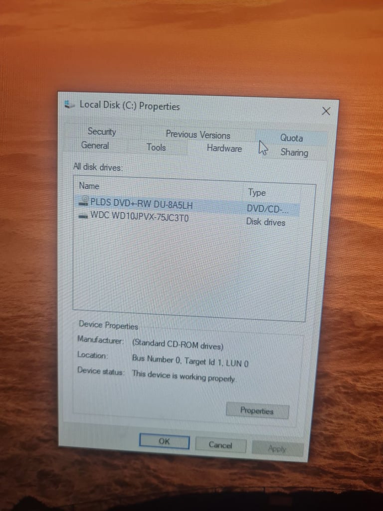 Dell pc All in 1 pc good condition, used only as a back up Windows 10 