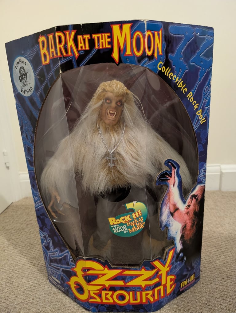 image for Ozzy Osbourne rare Bark at the Moon collection figure brand new in box 