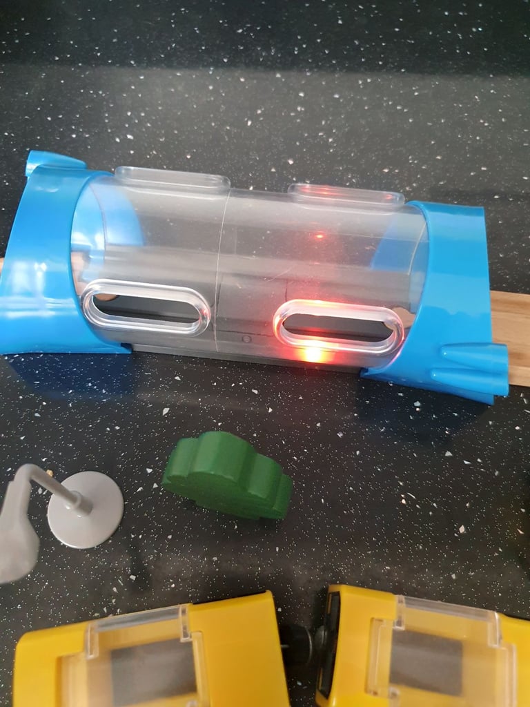 Play Tive Railway Set City Express Wooden Train Set lights sounds USB Battery train