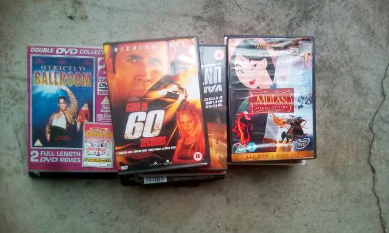 DVDs mixed 