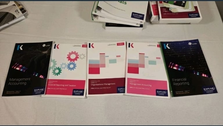 CIMA Operational level study texts & exam practice books