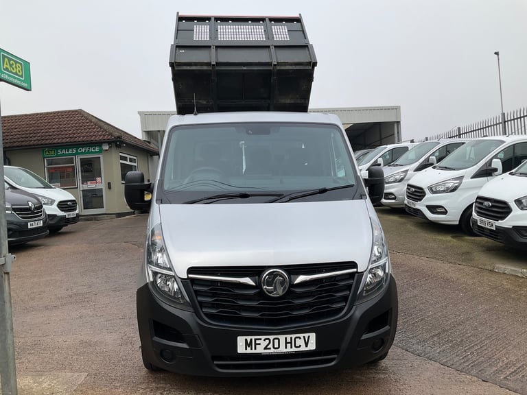 2020 VAUXHALL MOVANO 3500 L2 2.3 TURBO D 135 BHP FWD SINGLE CAB ALLOY TIPPER