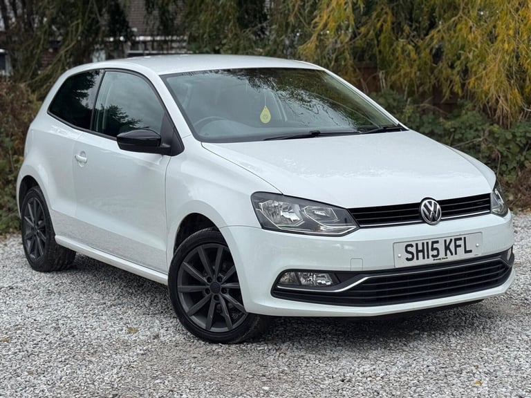 2015 Volkswagen Polo 1.0 BlueMotion Tech SE Design Euro 6 (s/s) 3dr HATCHBACK Petrol Manual