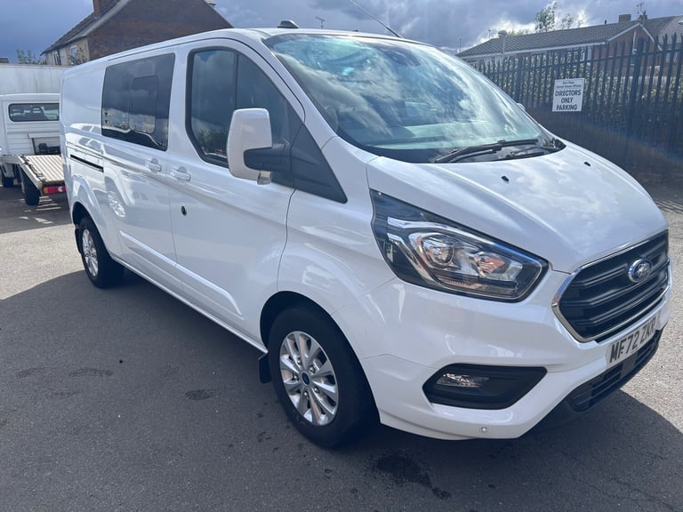 2022 Ford Transit Custom 2.0 EcoBlue 130ps Low Roof D/Cab Limited Van PANEL VAN Diesel Manual