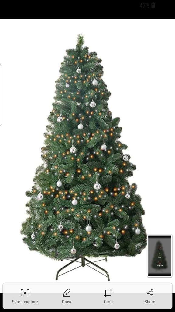 image for Neo 7ft Scandinavian fir Christmas tree brand new boxed Rrp £160