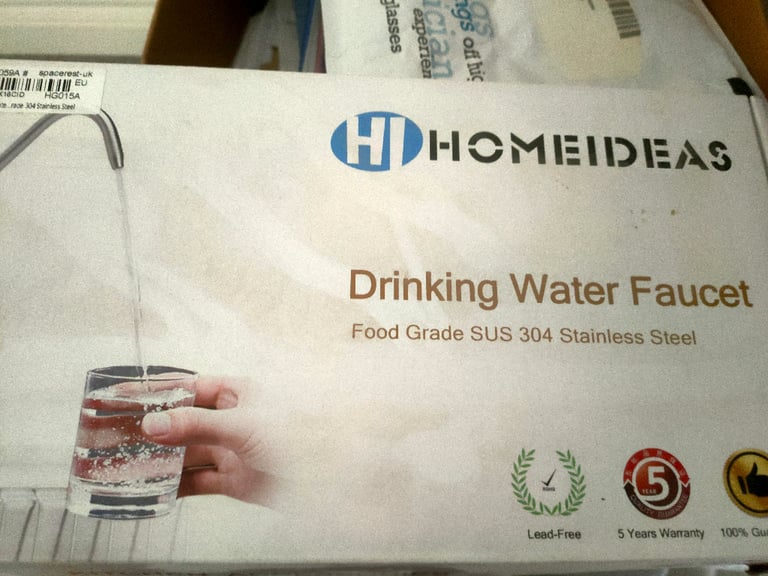 Drinking water tap - NEVER FITTED OR USED