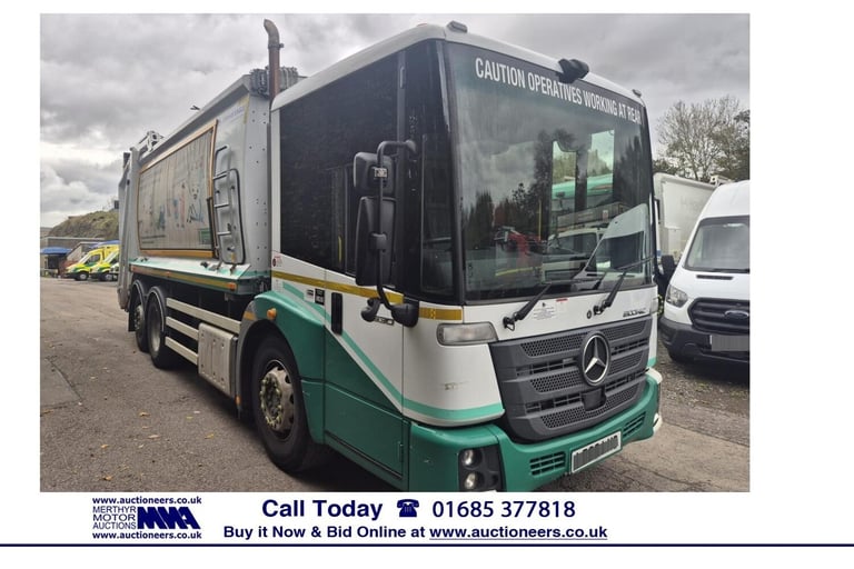 image for 2018 Mercedes-Benz ECONIC 2630 6X2 AUTO OLYMPUS BODY REFUSE C/W TERBERG BIN LIFT (EURO 6) NA Dies...