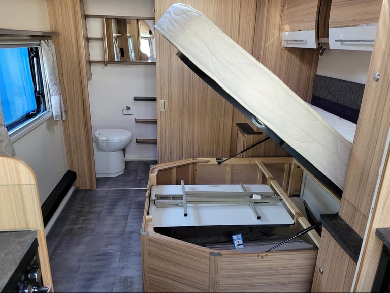 Bailey Pegasus Grande SE Brindisi 2023 Single Axle 4 Berth - 8FT Wide, Fixed Bed