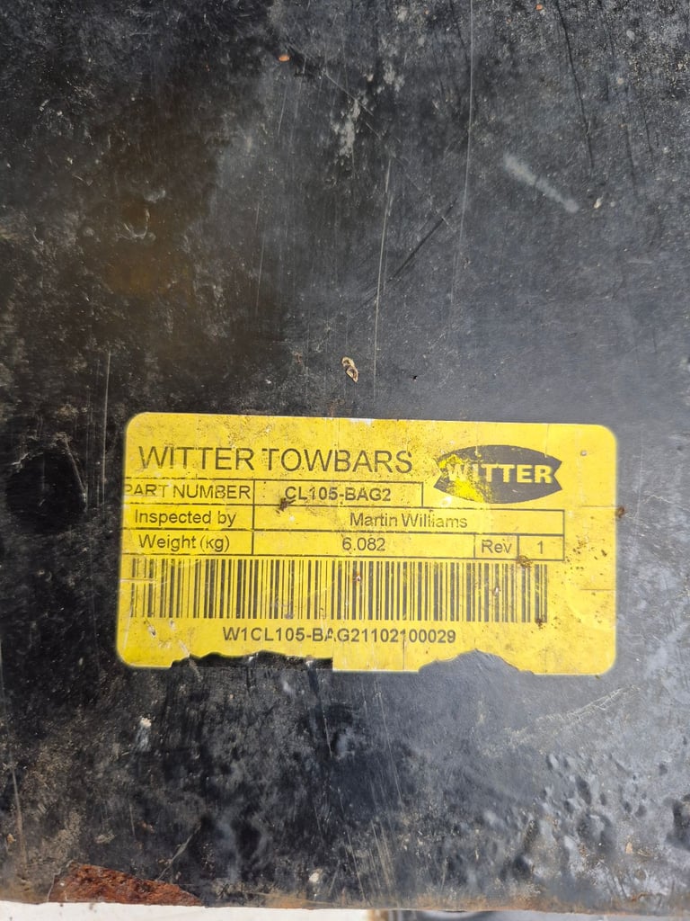 Ldv tow bar.