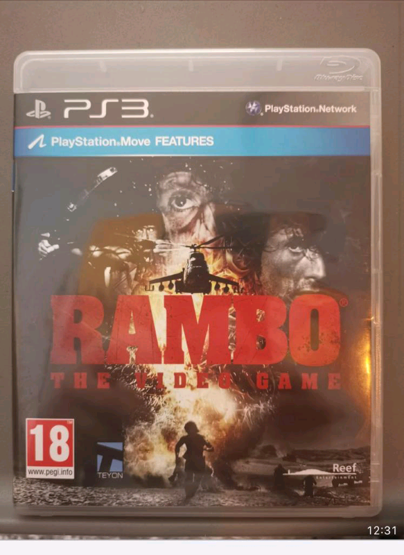 Rambo the video game for PlayStation 3