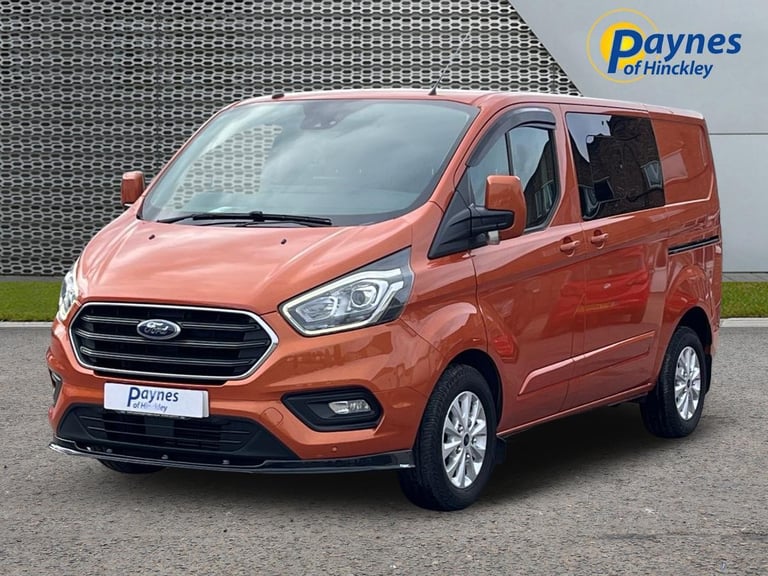 2019 Ford Transit Custom 300 L1 Double Cab in Van 2.0L 130PS Auto in Orange Glow