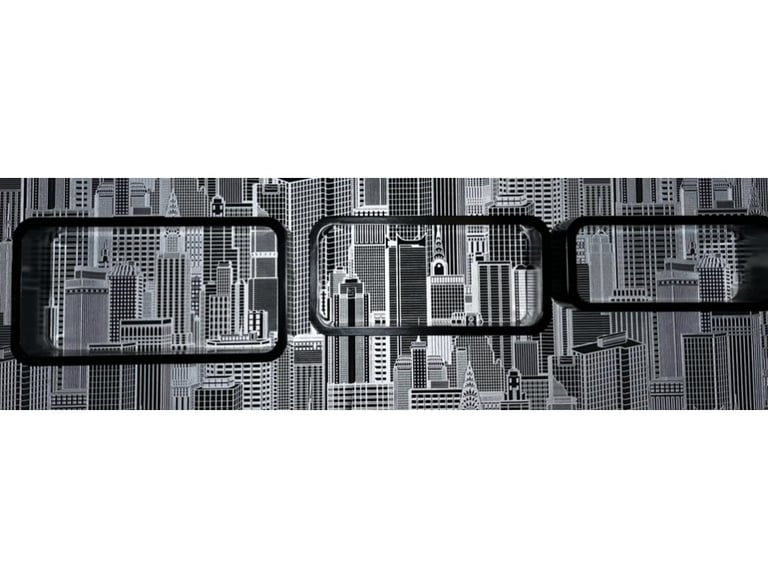 image for High Gloss Black Habitat Shelves (cost £45 new) 