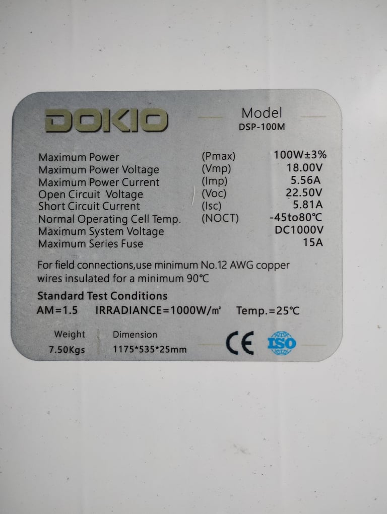 Solar panels & MPPT controller.