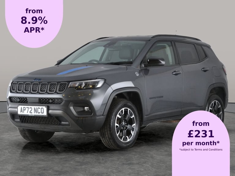 image for 2023 Jeep Compass 1.3 GSE T4 11.4kWh Trailhawk SUV 5dr Petrol Plug-in Hybrid Auto 4xe Euro 6  Suv...