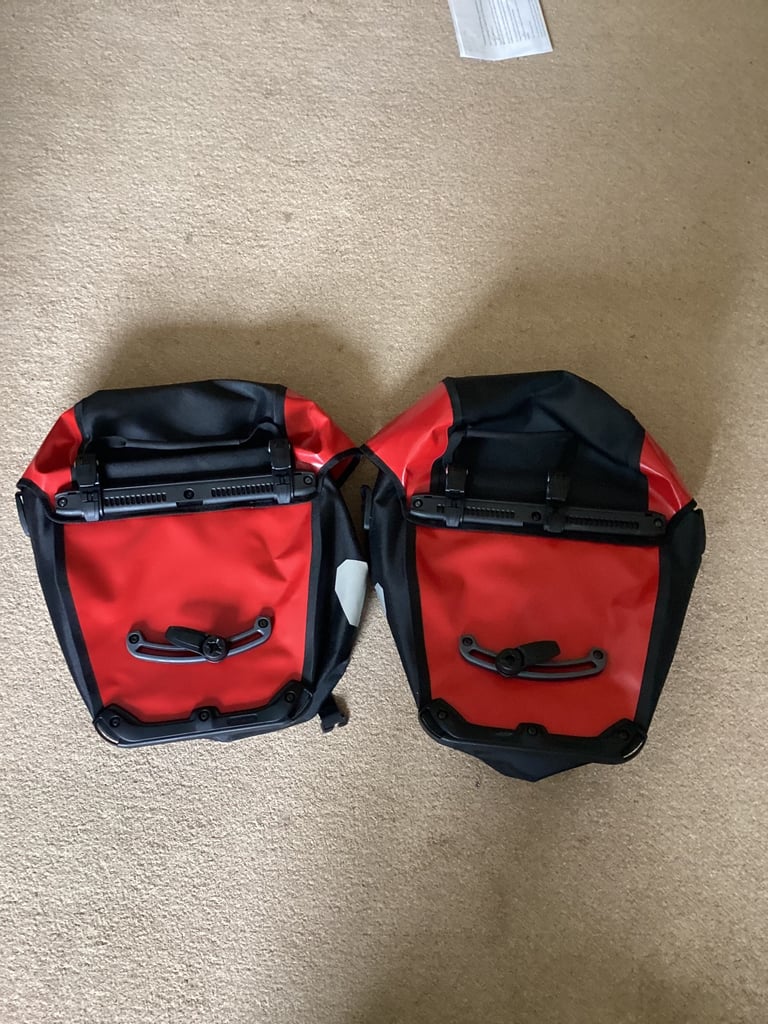 Ortlieb rear pannier bags.