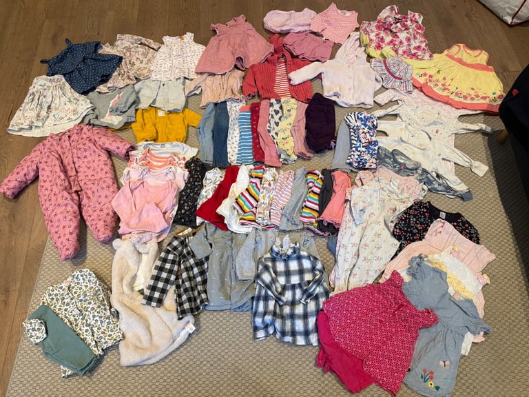 6-9 months baby girl bundle 70+ items postage incl.