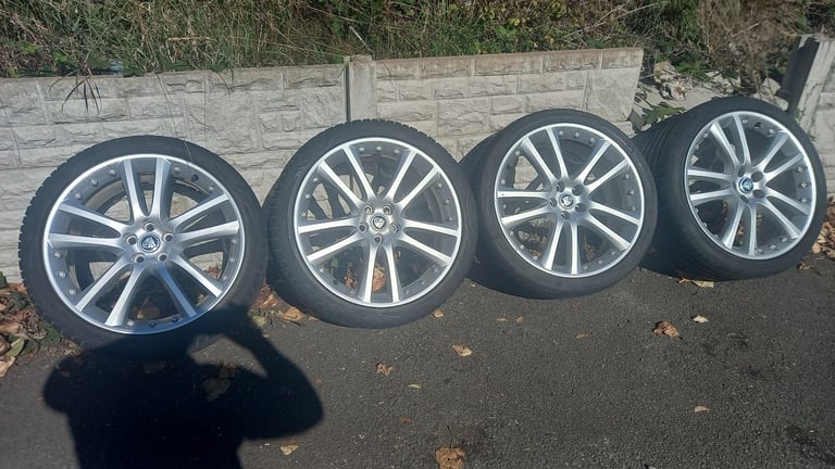 image for Genuine 20" Jaguar XF Santa 5x108 Alloy Wheels 6W83-1007-ED