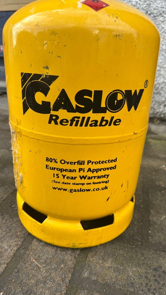 Gaslow Refillable LPG Gas Bottle 7kg 14 litre