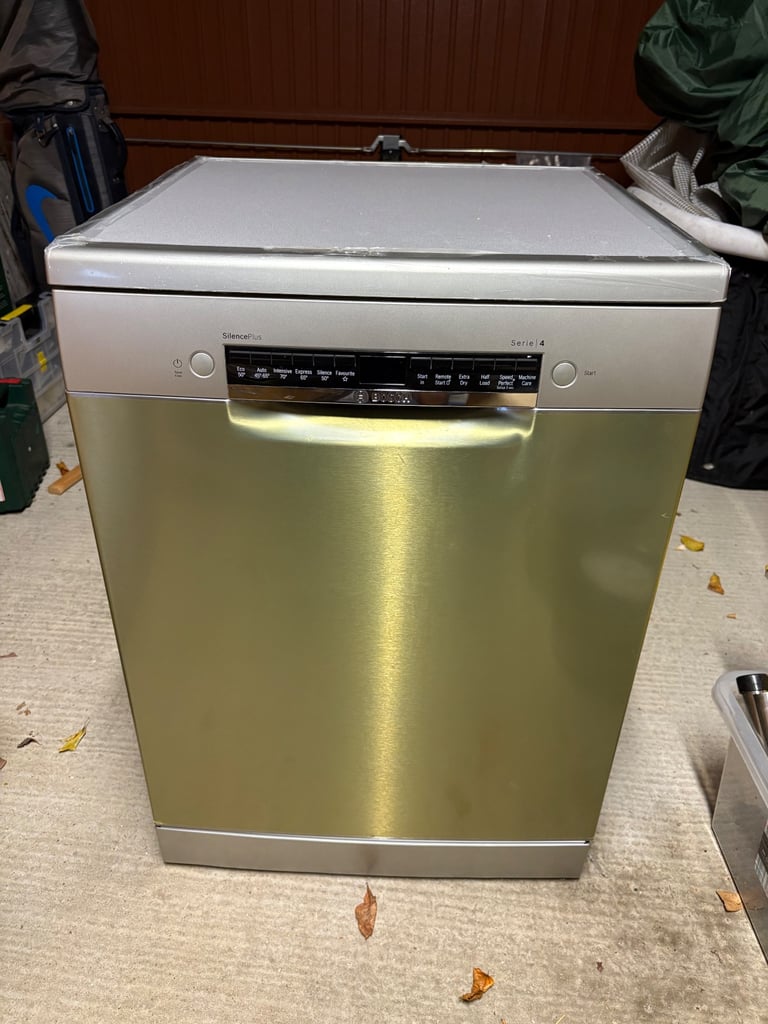 image for Bosch SMS4EKI06G Full Size Dishwasher - Nearly New